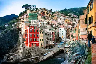 Riomaggiore al tramonto Riomaggiore